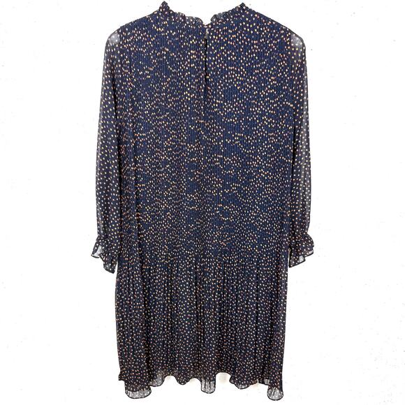 Anthropologie Seen Worn Kept Vega Pleated Star Print Illusion Sleeve Size 6 - Picture 8 of 16